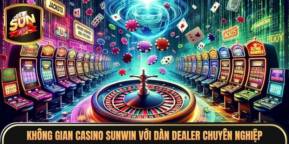 Casino Sunwin 1 Không gian casino sunwin với dàn Dealer chuyên nghiệp