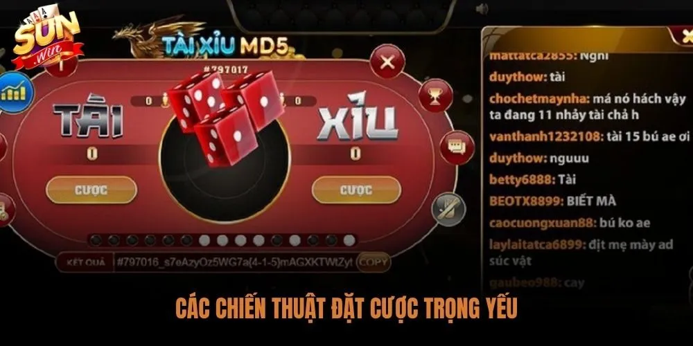 Soi cầu, gấp thếp và phân bổ vốn trong chiến thuật đánh tài xỉu MD5 Sunwin