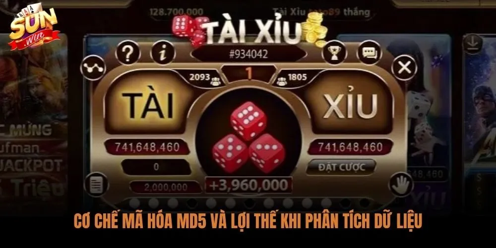 Chiến thuật đánh tài xỉu MD5 Sunwin dựa trên hash minh bạch và dữ liệu đáng tin