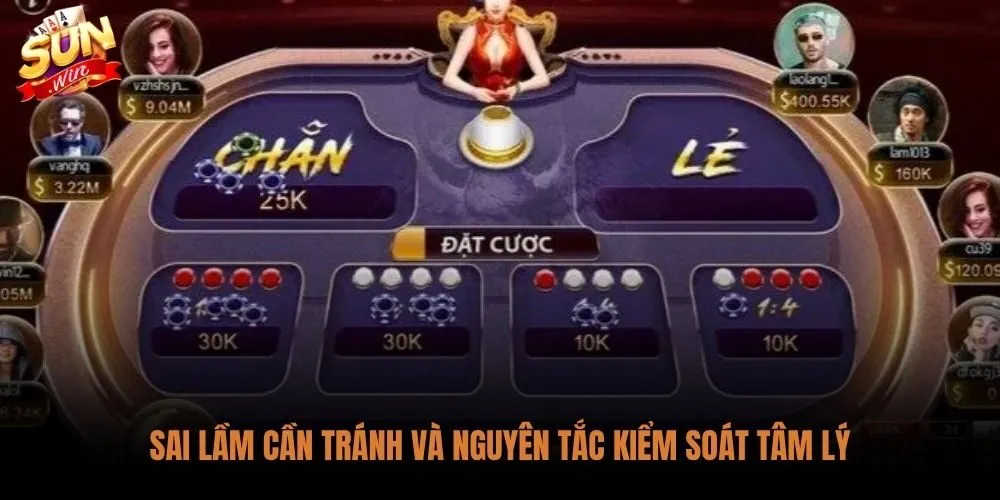 Những sai lầm chí mạng và nguyên tắc kiểm soát tâm lý